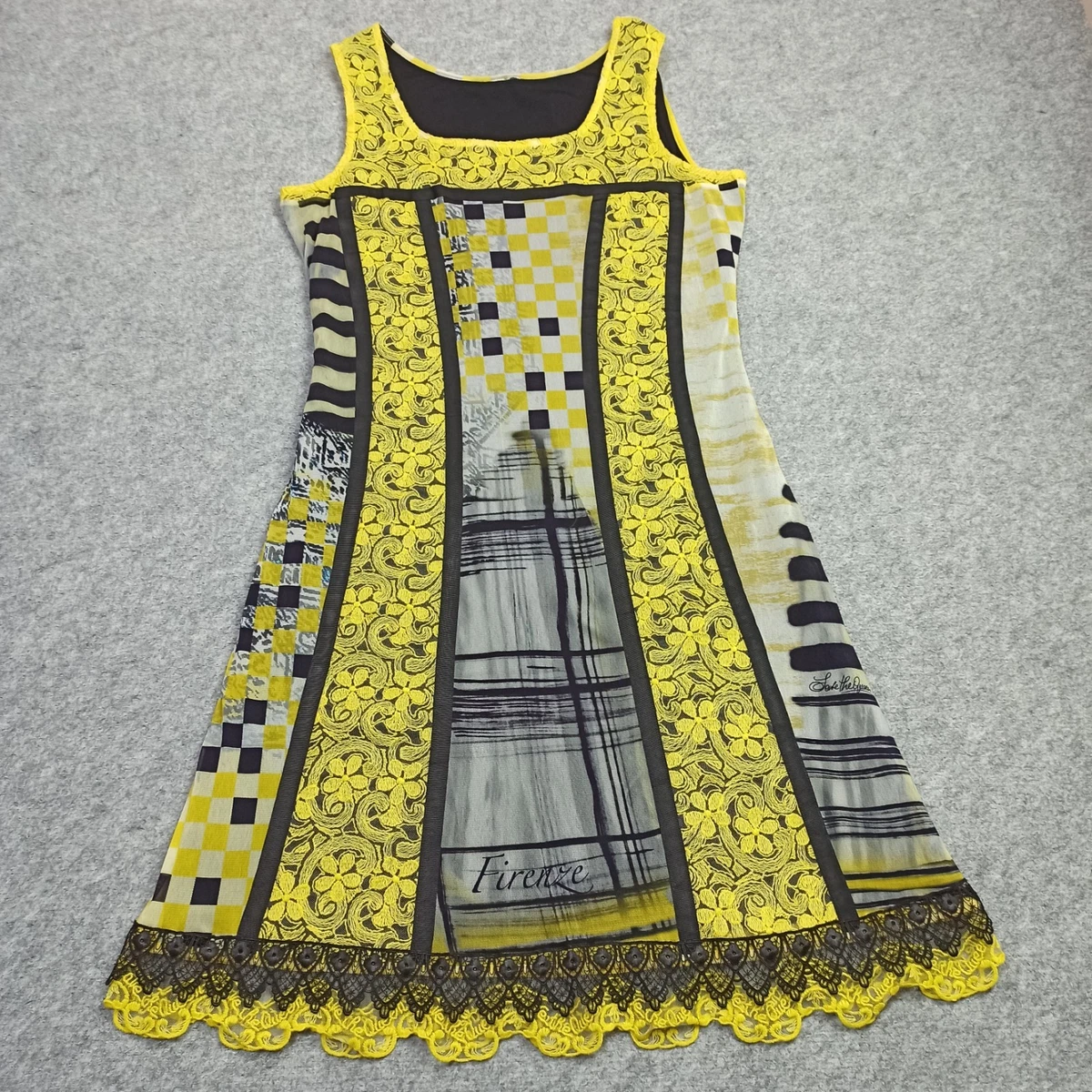 Robe Femme Save The Queen Taille XL - Noir Multicolore, Manches Longues - Occasion TBE