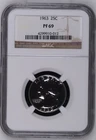 🔥🔥1963 Washington Quarter 25C Proof – NGC PF69 – Near Perfect Silver Proof‼️‼️