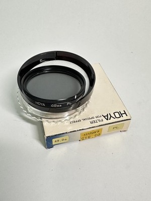 Hoya PL  49mm Lens Filter Linear-Polarizer vintage