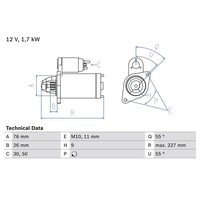 Bosch 0 986 023 940 Starter