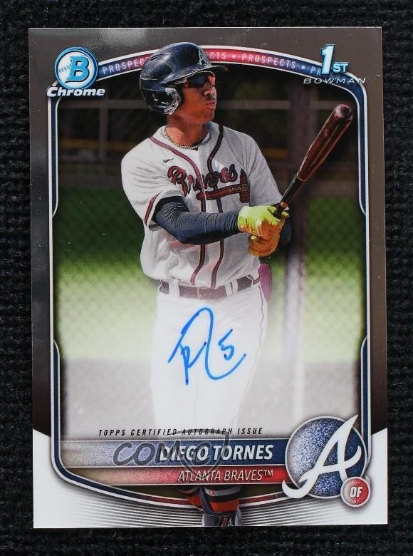 2025 Bowman Chrome Prospect Diego Tornes #CPA-DT Auto