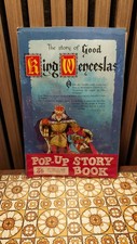 Vintage Pop Up Story Book About Good King Wenceslas,Very Good Condition  3'6