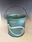 Vintage My Buddy Floating Blue Bucket No 100 Fishing Bait Galvanized Metal — photo 1