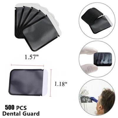 500 Pcs/Boîte S2 Enveloppes Barrière Numérique Dentaire X-Ray ScanX pour Plaque de Phosphore - Photo 1/4