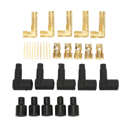 New 30PCS Spark Plug Coil Wire Boot Black Rubber Material Terminal Kit Fits For - Picture 4 of 23