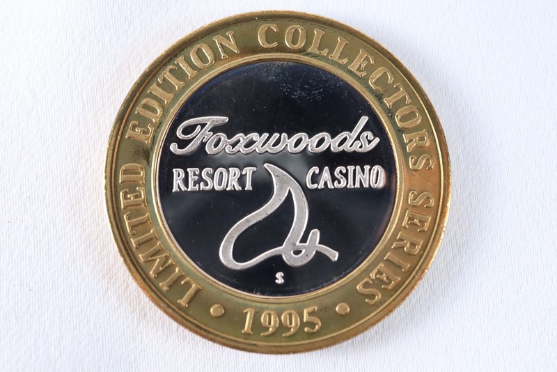 NobleSpirit .999 Fine Silver Boston Tea Party 1995 Foxwoods Resort Casino
