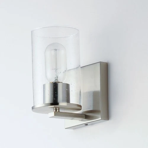 Maxim 11841CD Sleek 8" Tall Bathroom Sconce - Picture 7 of 13