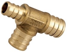 Qest Tee 3/4 " Barb X 1/2 " Barb X 3/4 " Bagged 5/8 " Od.