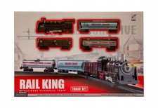 21 Piece Electric Train Set with Lights & Sounds - Kids Toy