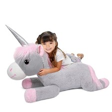 Giant Unicorn Stuffed Animal, 38 inch Big Stuffed Animal, Large Cute Plush fo...