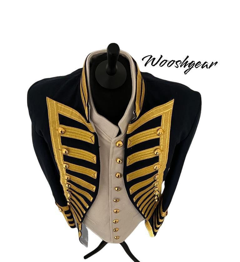 Cappotto Frock Capitano Ammiraglio con Gilet foto 5