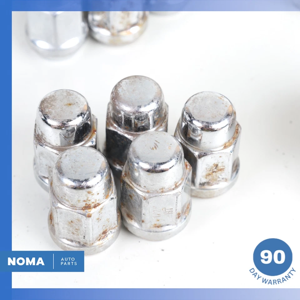 97-06 Jaguar X100 XKR XK8 Wheel Rim Bolt Lug Nut Chrome Set of 20 OEM - Image 4 of 4