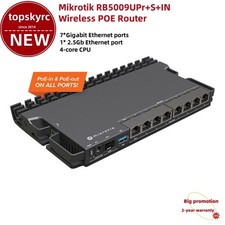 Mikrotik RB5009UPr S IN POE Router 4-core CPU 1000M Ethernet Port USB3.0 10G