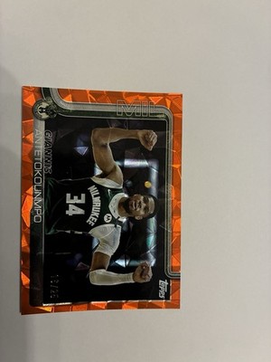 2025 Topps Giannis Antetokounmpo  Orange Shimmer /25