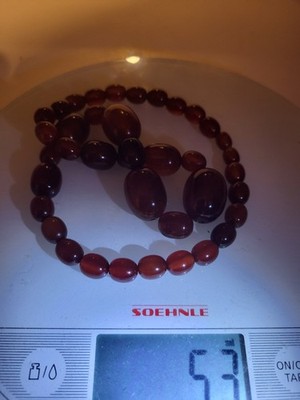 Bakelite beads 53g ''Honey''