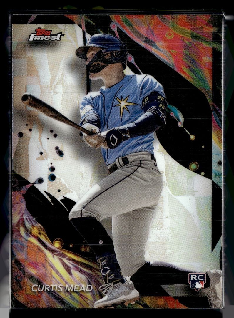 2024 FINEST REFRACTOR UNCOMMON ROOKIE 188 Curtis Mead Tampa Bay Rays