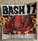 BASH 17 Poster 2017 MELVINS  Mudhoney LYDIA LUNCH AmRep Haze XXL  18" Screened