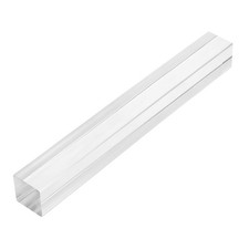 Clear Acrylic Square Rods, 1-3/8" x 1-3/8" x 12" PMMA Bar-35mm x 305mm