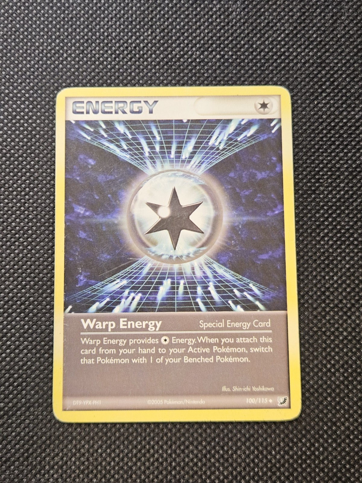 Warp Energy 100/115 Uncommon Unseen Forces Pokemon Moderately Played