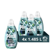Image of Persil Wonder Wash Non Bio Liquid Detergent Quick Wash Compatible Hypoallergenic