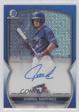 2023 Bowman Chrome Prospect Mega Box Blue Refractor Gabriel Martinez Auto 0hw