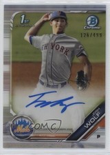 2019 Bowman Draft Chrome Pick Refractor 126/499 Josh Wolf #CDA-JW Auto 13c1