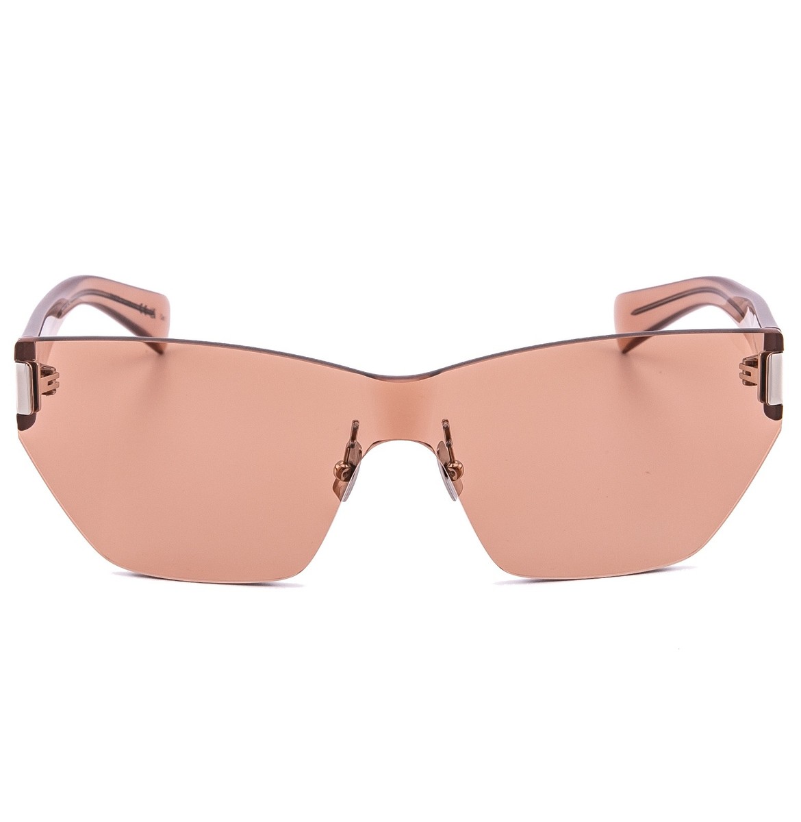 し*え様 値下げSaint Laurent Paris 108 サングラスピンク SAINT LAURENT SL 755 SL755 Crystal Pink Rimless Cat Mask Sunglass
