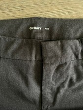 Old Navy Women's Pixie Ankle Mid Rise Pants Charcoal Gray Pants SIZE 10 Regular