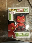 Funko Pop! - Marvel - Red Hulk #31 - NIB w/Protector - Vaulted Retired