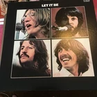 THE BEATLES LET IT BE JAPANESE RED APPLE VINYL LP RECORD INSERT