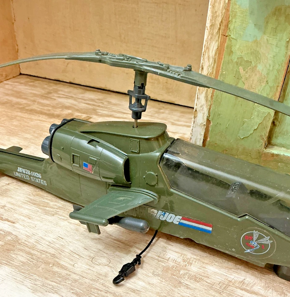 1983 G.I. Joe Dragonfly XH-1 Assault Copter Helicopter Hasbro Vintage - Image 3 of 4
