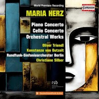 Audio Cd - Maria Herz - Piano Concerto, Cello Concerto, Orchestral Works, Op. 4
