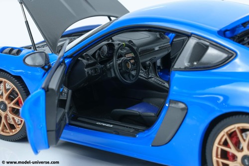 Minichamps - 1:18 Porsche Cayman GT4 RS blau mit Weißach Paket 2024 - Diecas... - Bild 10 von 14