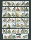 1 ) BELGIUM 1985/99 : ALBUM PAGE WITH DIFFERENT STAMPS USED - THEMATIC/BIRDS