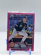 2023 Topps Chrome - Carlos Pérez #133 Magenta Speckle Refractors SN #/350