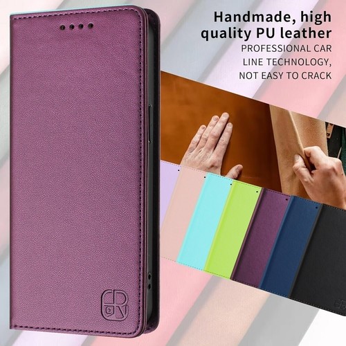 For Oukitel C1 Pro, Luxury Shockproof Cover Flip Leather Wallet Stand Soft Case - 第 2/31 張圖片