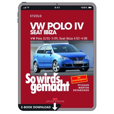 VW Polo 4 IV Typ 9N 2001-2009 So wird's gemacht Werkstatthandbuch E-Book PDF