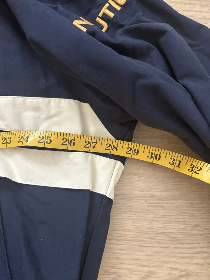 Jaqueta náutica reversível vintage veleiro soletrado vermelho marinho branco GG? - Imagem 4 de 4