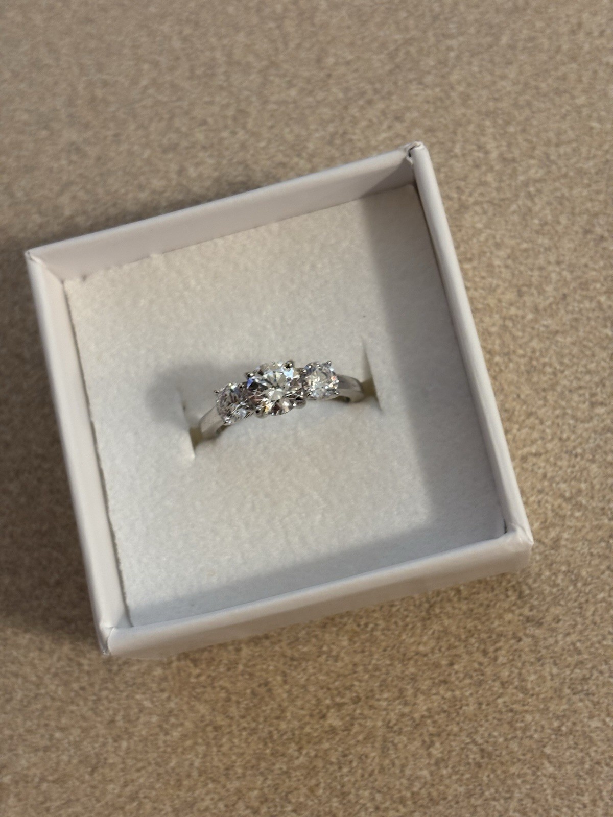 3 Stone Ring - image 1