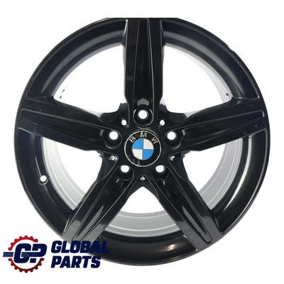 BMW F20 F21 Leicht Metall Felge Schwarz 17'' Sternspeiche 379 ET:43 7,5J 6850151