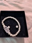 AVON Vintage Sterling Silver 3 Piece Set. Necklace, Earrings, Bracelet NOS — photo 2