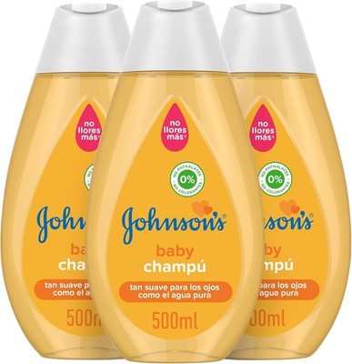 Johnsons Baby Shampoo unterstützt gesundes Katzenhaar und Kopfhaut 3x500ml