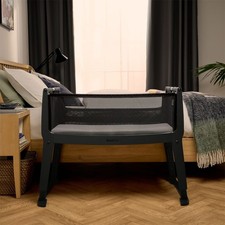 Image of SnuzPod Studio Next To Me Bedside Crib Black