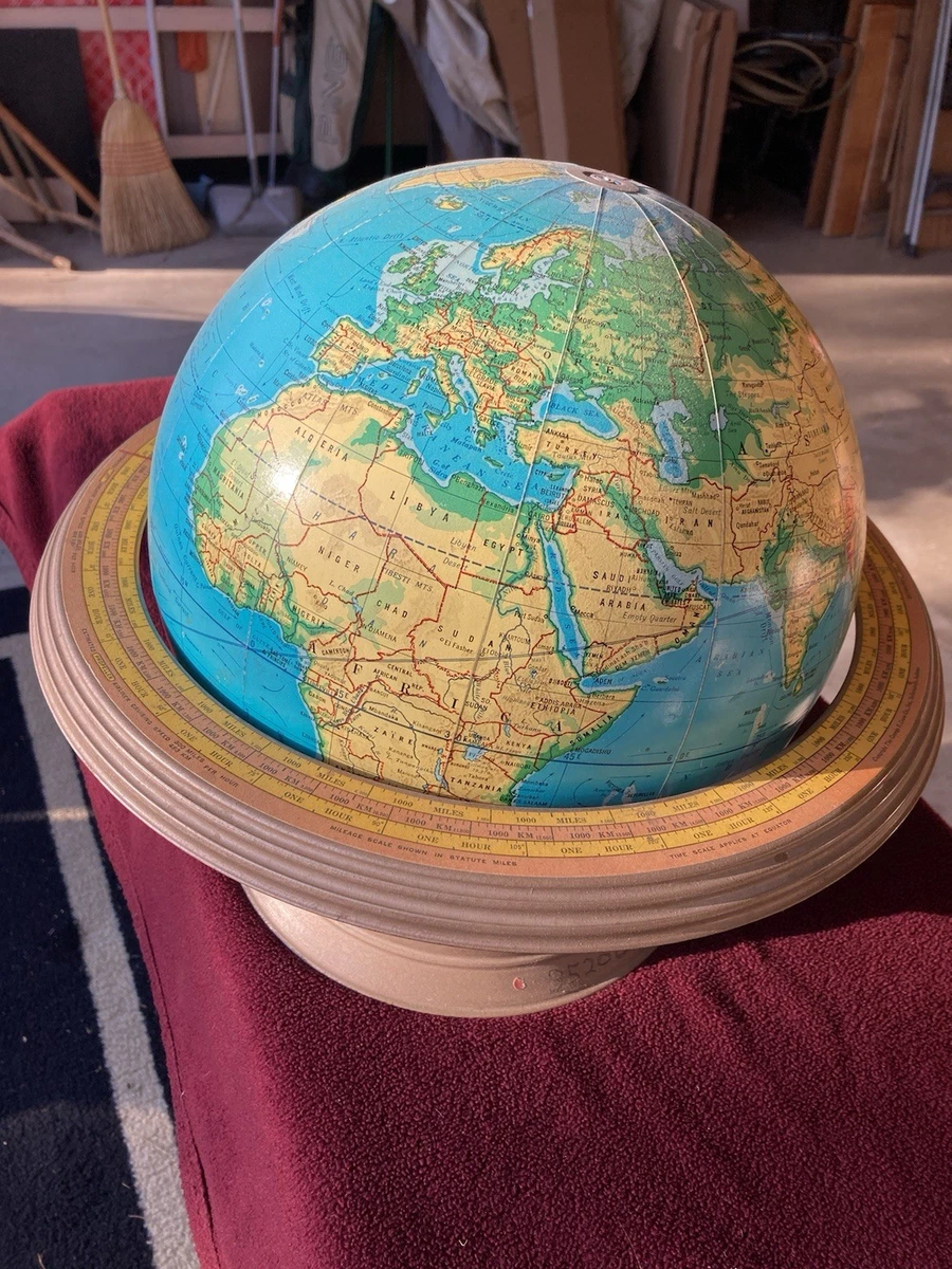 George F. Cram Co. 9 to 12in. Inches Diameter Antique World