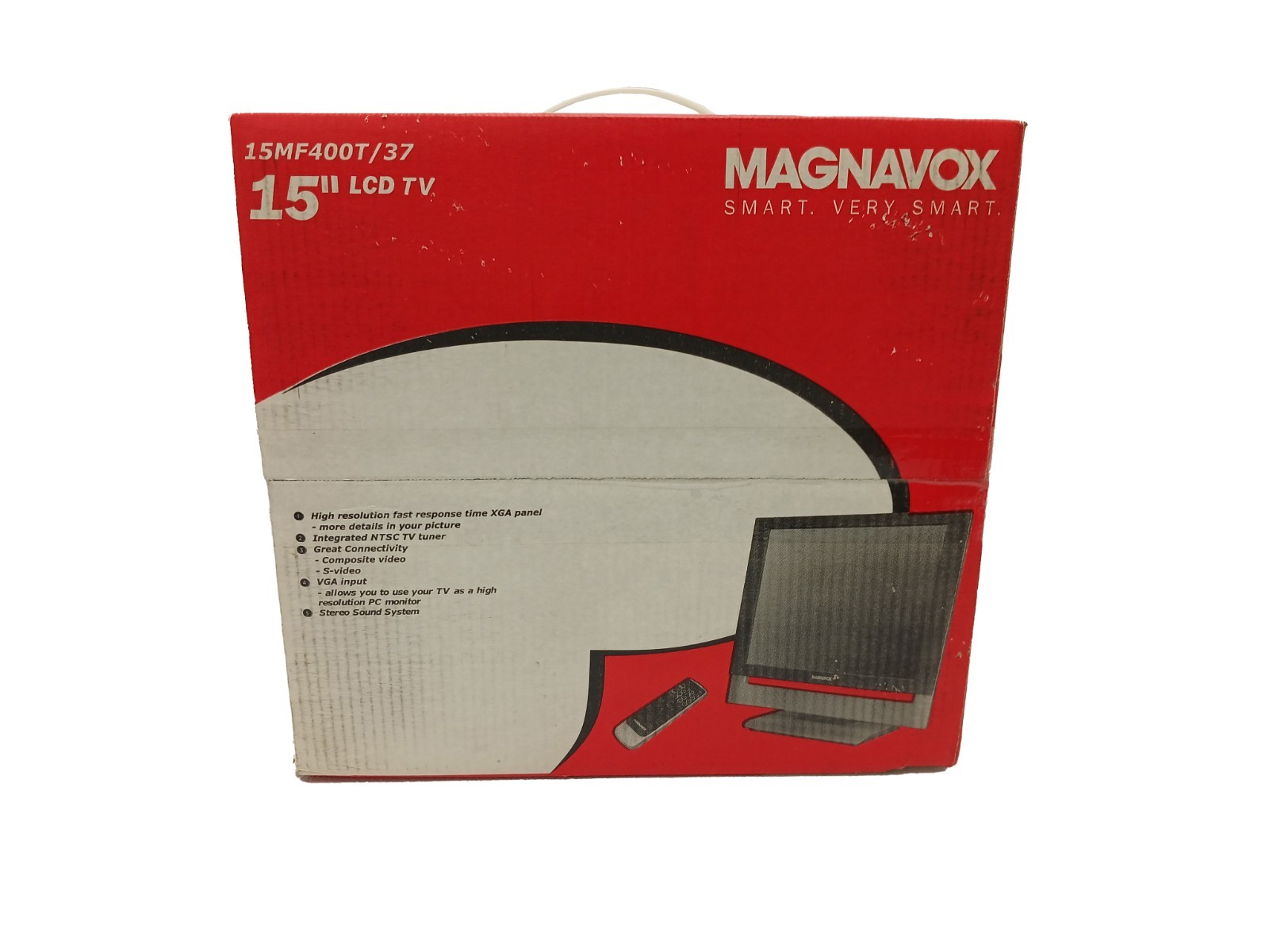 Magnavox 15MF400T/37 15 inch LCD TV Flat Panel Retro Gaming 