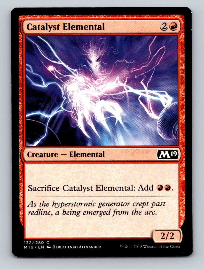 Catalyst Elemental 132 Common Core Set 2019 Magic: The Gathering Near Mint