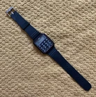 Vintage Timex Quartz Digital Calculator Watch Black Plastic Water Resistant