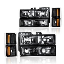 Headlight Assembly for 1994-1998 Chevy Silverado Tahoe Suburban C10, Fit for ...