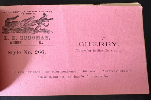 E.A. Impresora Erickson & Co. ~ Kennedy NY ~ Muestras de estilos y colores de sobres - Imagen 8 de 24