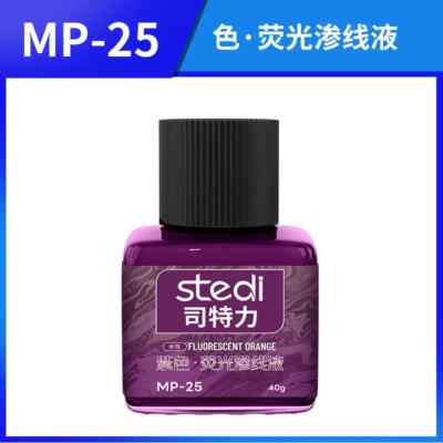 Stedi Water-based Fluorescent Panel Liner 40g for Model Panel Line Accent Color